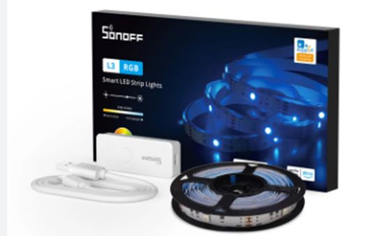 Picture of Taśma LED Sonoff Sonoff L3 RGB Wifi Led juostos komplektas 5 m