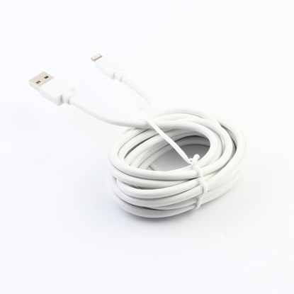 Attēls no Kabel USB Muvit USB-A - Lightning 3 m Biały (MUUSC0139)