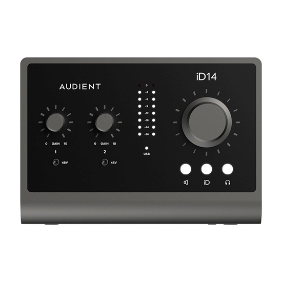 Picture of Karta dźwiękowa Audient Audient iD14 MKII - Interfejs audio USB 10x6