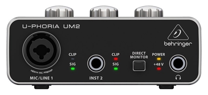 Изображение Karta dźwiękowa Behringer Behringer UM2 - Interfejs audio USB