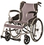 Изображение Lightweight steel Wheelchair with brakes AT52301