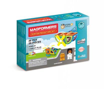 Изображение MAGFORMERS Magnetinis rinkinys Aviacijos nuotykis