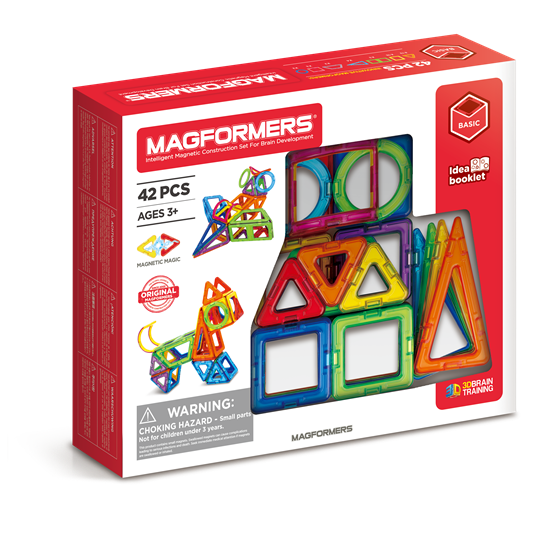 Изображение Magformers MAGFORMERS Magnet constructor set Basic, 42 pcs