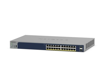 Picture of NETGEAR GS724TPv3 Managed L2 Gigabit Ethernet (10/100/1000) Power over Ethernet (PoE) Grey