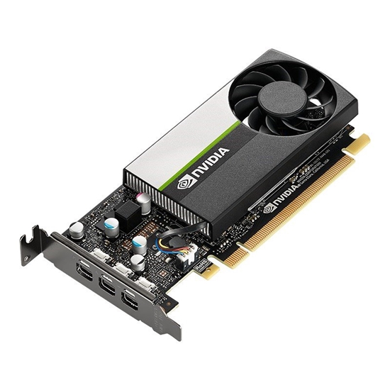 Picture of PNY VCNT400-4GB-PB NVIDIA T400 4GB GDDR6 3x MINI DISPLAYPORT PCI EXPRESS 3.0 LP - ATX BRACKET RETAIL