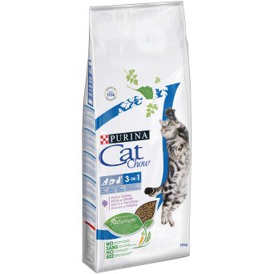 Изображение Purina CAT CHOW sausas kačių maistas 1,5 kg Adult Kalakutiena