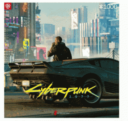 Attēls no Puzle Good Loot Gaming Puzzle: Cyberpunk 2077 Mercenary on the Rise (1000 pieces)