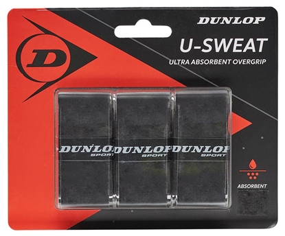 Attēls no Teniso raketės virš. apvija U-SWEAT 3vnt. black