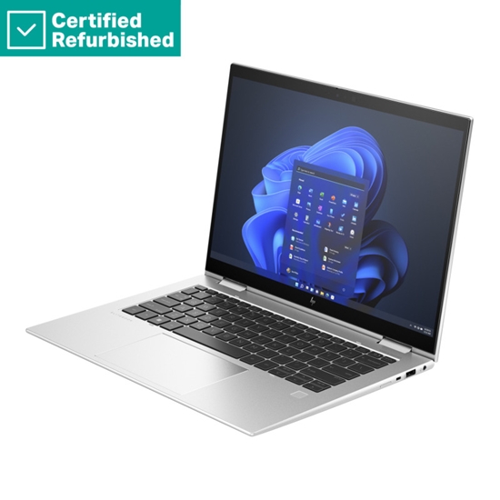 Изображение RENEW SILVER HP Elite x360 1040 G10 - i5-1335U, 16GB, 512GB SSD, 14 WUXGA 400-nit Touch AG, WWAN-ready, Smartcard, FPR, Nordic backlit keyboard, 51Wh, Win 11 Pro, 1 years