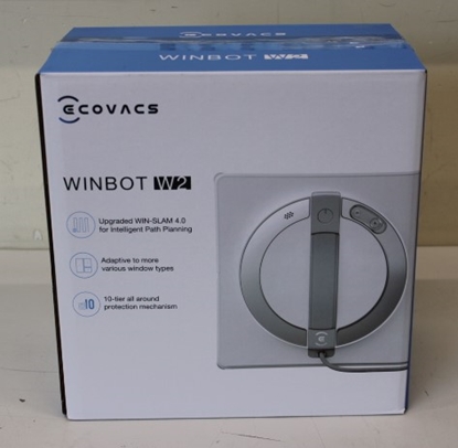 Изображение SALE OUT.  | Ecovacs Windows Cleaner Robot | WINBOT W2 | Corded | 2800 Pa | White | UNPACKED AS DEMO