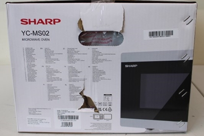 Picture of SALE OUT.  | Sharp | Microwave Oven | YC-MS02E-W | Free standing | 20 L | 800 W | White | DAMAGED PACKAGING