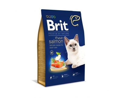 Изображение Sausas kačių maistas BRIT PREMIUM BY NATURE ADULT Lašišos 1,5 kg