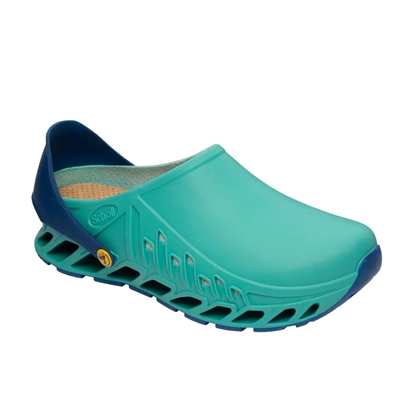 Изображение Scholl Evoflex - unisex clogs green, size 36