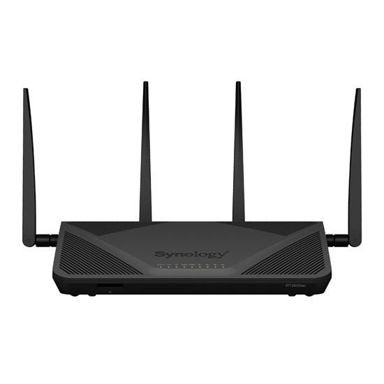 Изображение Synology RT2600AC wireless router Gigabit Ethernet Dual-band (2.4 GHz / 5 GHz) Black