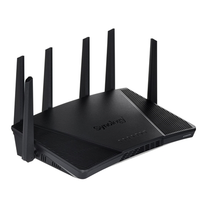 Attēls no Synology RT6600ax Router WiFi6 1xWAN 3xGbE 1x2.5Gb wireless router Tri-band (2.4 GHz / 5 GHz / 5 GHz) Black