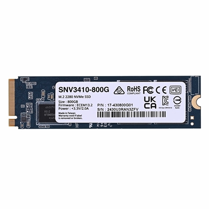 Изображение Synology SNV3410-800G internal solid state drive M.2 800 GB PCI Express 3.0 NVMe