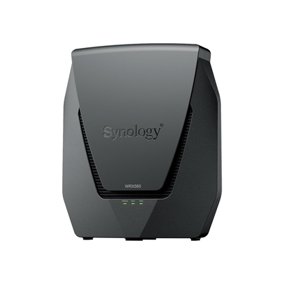 Picture of Synology WRX560 wireless router Gigabit Ethernet Dual-band (2.4 GHz / 5 GHz) Black