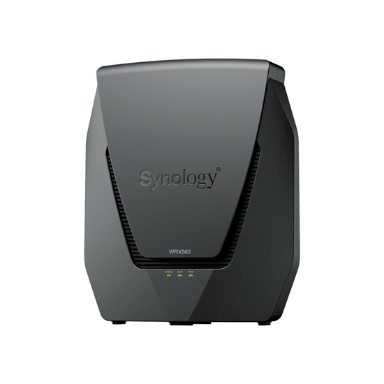 Изображение Synology WRX560 wireless router Gigabit Ethernet Dual-band (2.4 GHz / 5 GHz) Black