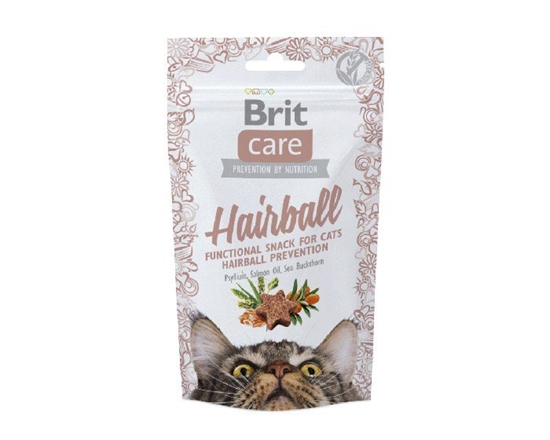 Изображение Skanėstas katėms BRIT Care Cat Snack Hairball-50g