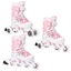 Picture of Skrituļslidas 3in1 Raven Laguna White/Pink, 30-33