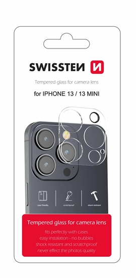 Picture of Swissten Tempered Glass For Camera Lens For Apple iPhone 13 / 13 iPhone Mini