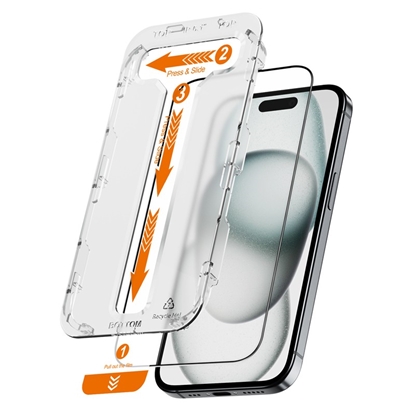 Изображение Szkło hartowane EasyShield 2-Pack - iPhone 16 / iPhone 15 (2 sztuki)