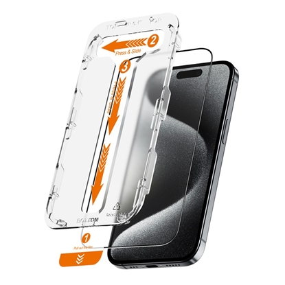 Picture of Szkło hartowane EasyShield 2-Pack -  iPhone 15 Pro (2 sztuki)