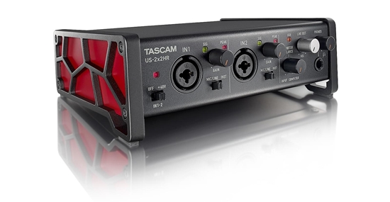 Picture of Tascam US-2X2HR recording audio interface