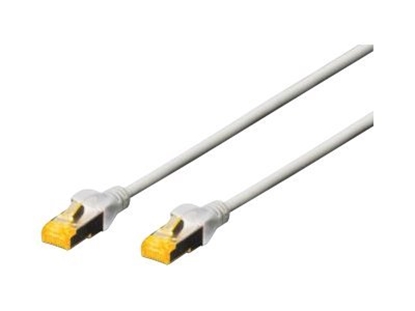 Picture of Tinklo kabelis DIGITUS CAT 6A S-FTP patch cable Cu LSZH AWG 26/7 length 10m color grey