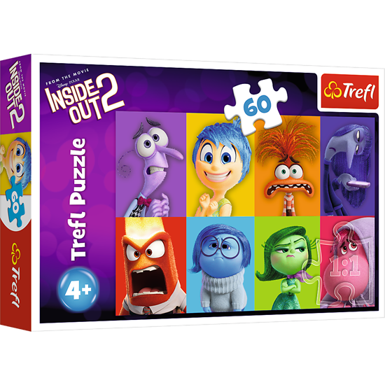 Изображение TREFL DISNEY Inside Out 2 Dėlionė, 60 det.