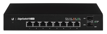 Picture of Ubiquiti EdgeSwitch 8 Managed Gigabit Ethernet (10/100/1000) Power over Ethernet (PoE) Black