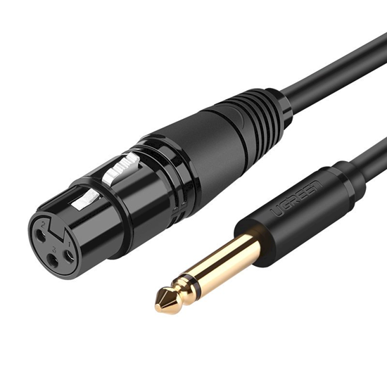 Изображение Ugreen microphone cable XLR (female) - 6,35 mm jac