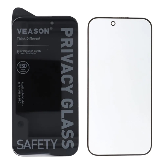 Изображение Veason 6D Pro Privacy aizsargstikls priekš iPhone 13 Black