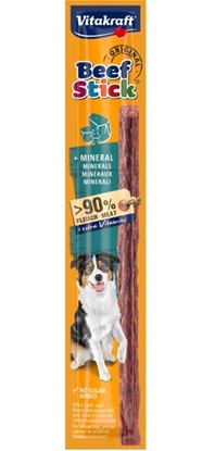 Picture of VITAKRAFT Beef Stick Original plus Mineral - dog treat - 12g