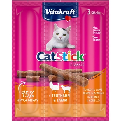 Изображение VITAKRAFT Cat Stick Turkey and lamb - cat treats - 18 g