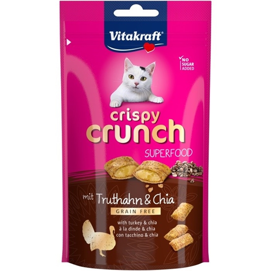 Изображение VITAKRAFT Crispy Crunch Turkey with chia - cat treats - 60g