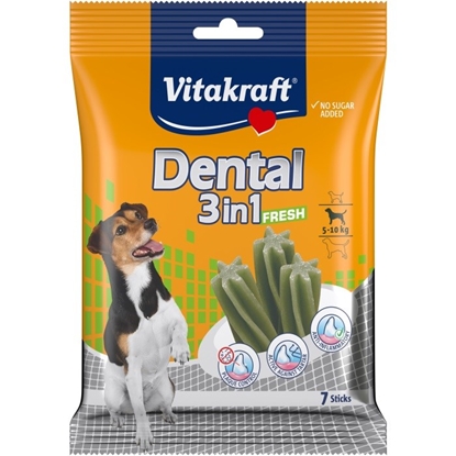 Изображение VITAKRAFT Dental Fresh 3in1 S - dog treat - 120 g