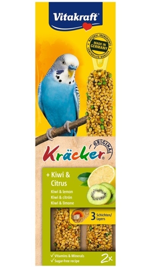 Изображение VITAKRAFT Kräcker Kiwi with citrus - treats for budgerigar - 2 pcs.