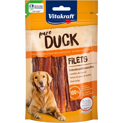 Изображение VITAKRAFT Pure Duck Fillets - dog treat - 80 g