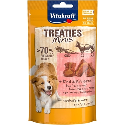 Picture of VITAKRAFT Treaties Minis Beef and carrot - dog treat - 48 g