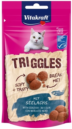 Attēls no VITAKRAFT Triggles Coalfish - cat treats - 40g