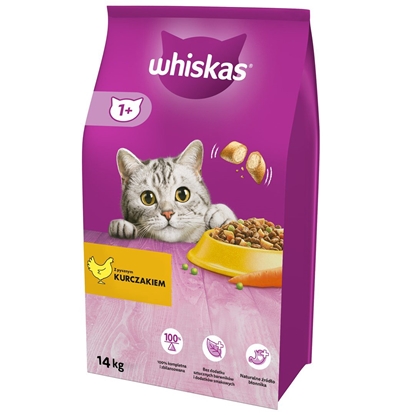 Изображение Sausas kačių maistas Whiskas 325628 su vištiena 14kg