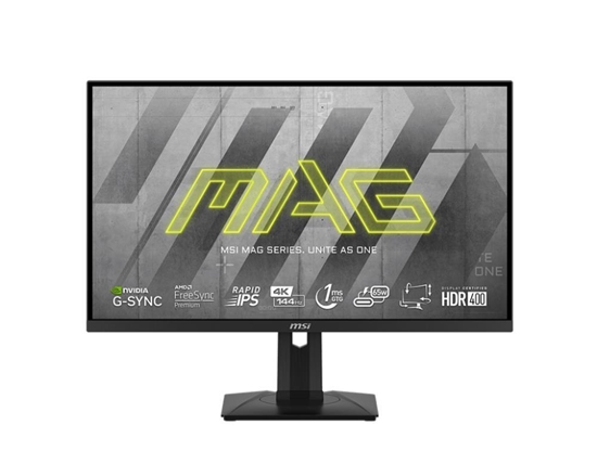 Picture of LCD Monitor|MSI|MAG 274UPF|27"|4K|Panel IPS|3840x2160|16:9|144Hz|Matte|1 ms|Swivel|Pivot|Height adjustable|Tilt|Colour Black|MAG274UPF