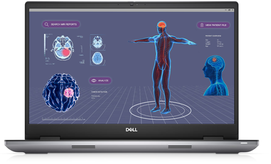 Picture of Dell Mobile Precision Workstation 7780 | 17.3 " | WVA | FHD | 1920 x 1080 pixels | Anti-glare | Intel Core i9 | i9-13950HX | 32 GB | Solid-state drive capacity 1000 GB | NVIDIA RTX 2000 Ada | GDDR6 | 8 GB | Windows 11 Pro | Keyboard language English | Key