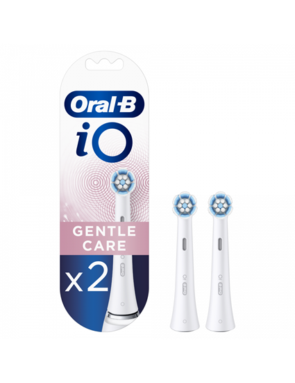 Picture of Oral-B | Toothbrush replacement | iO Gentle Care | Heads | For adults | Number of brush heads included 2 | Number of teeth brushing modes Does not apply | White