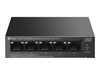 Изображение Switch|TP-LINK|LS105LP|Desktop/pedestal|5x10Base-T / 100Base-TX|PoE ports 4|LS105LP