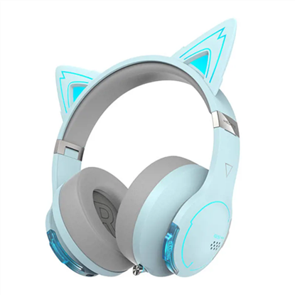 Attēls no Ausinės Edifier Gaming Headphone G5BT Wireless, Over-Ear, Built-in microphone, Sky Blue (Cat version