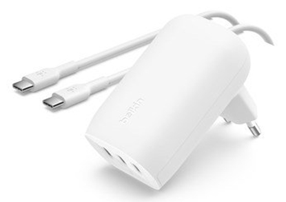 Picture of Belkin BOOST Charge USB-C 67W 3 x USB-C, PPS, white WCC002vfWH