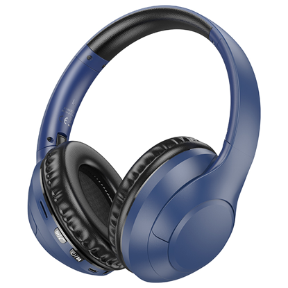 Attēls no Borofone Headphones BO23 Glamour bluetooth blue