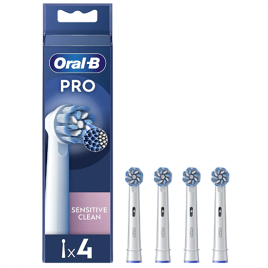 Picture of Dantų šepetėlio antgaliai ORAL-B, EB60-4 Sensitive Clean Pro, 4 vnt., balti